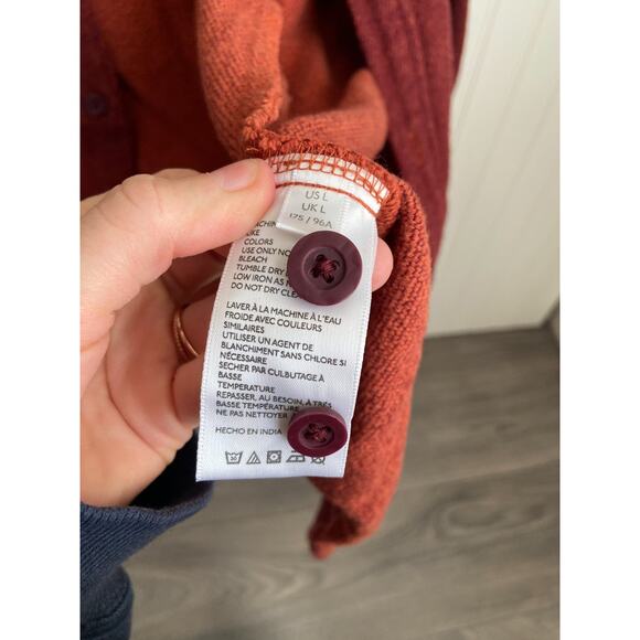 BDG Urban Outfitters Hooded Flannel Shirt Jacket Men’s L Red Button Up - Picture 5 of 7